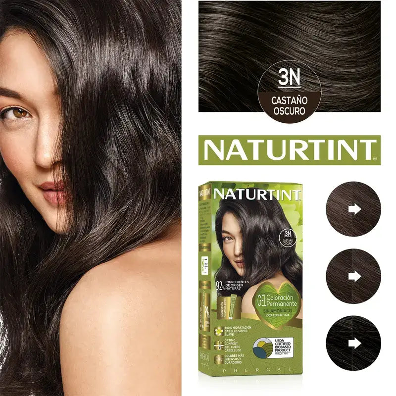 Naturtint Tintura Permanente Senza Ammoniaca 3N - Castano Scuro