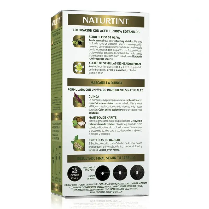 Naturtint Tintura Permanente Senza Ammoniaca 3N - Castano Scuro