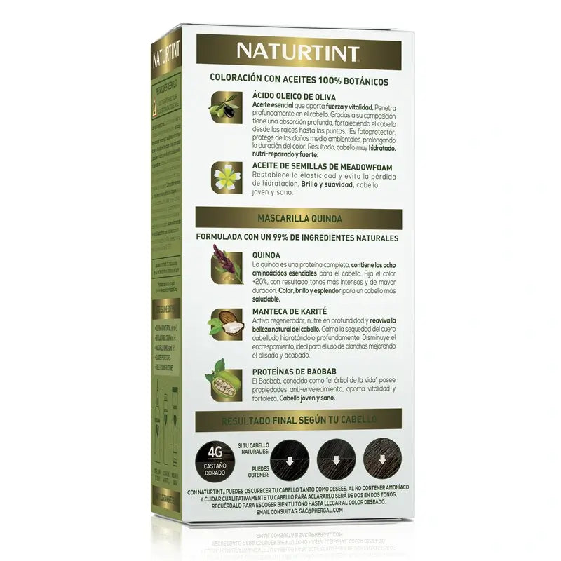 Naturtint Colorazione permanente Colorazione permanente senza ammoniaca 4G - Castano dorato