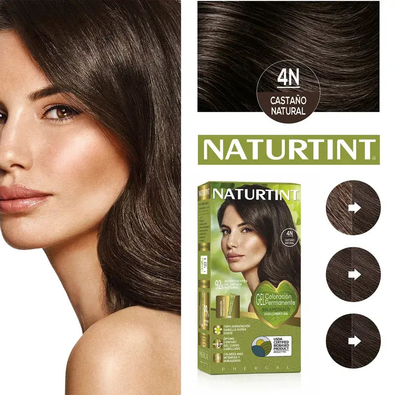 Naturtint Tintura Permanente Senza Ammoniaca 4N - Castano Naturale
