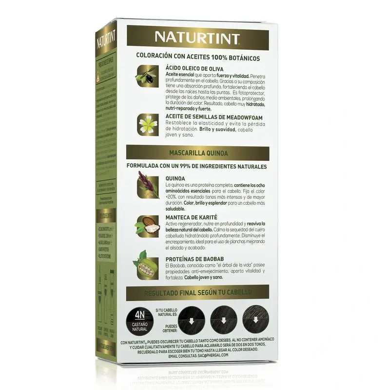 Naturtint Tintura Permanente Senza Ammoniaca 4N - Castano Naturale