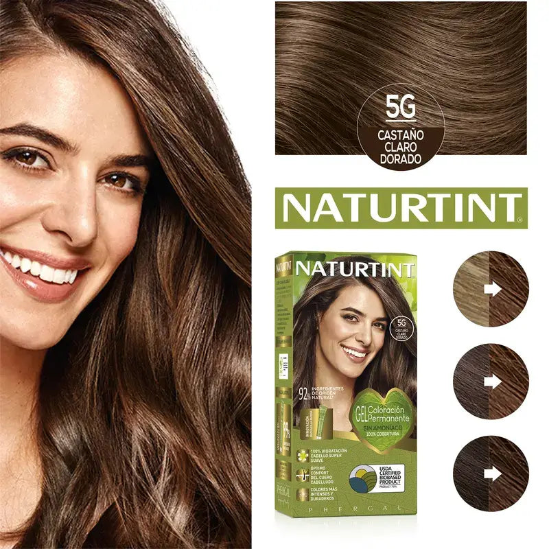 Naturtint Colore Permanente 5G Senza Ammoniaca - Castano chiaro dorato