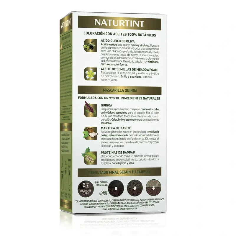 Naturtint Tintura permanente Tintura senza ammoniaca 6.7 - Cioccolato chiaro