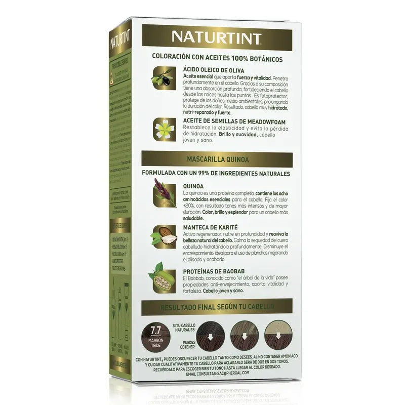 Naturtint Tintura Permanente Senza Ammoniaca 7.7 - Marrone Teide