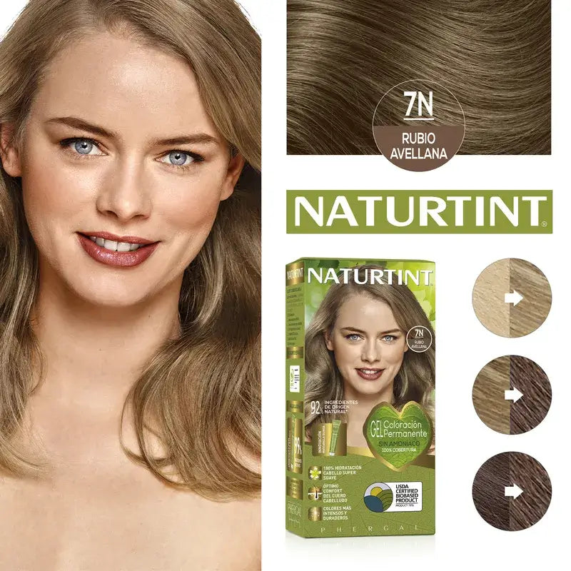 Naturtint Colorazione permanente Colorazione permanente senza ammoniaca 7N - Biondo nocciola