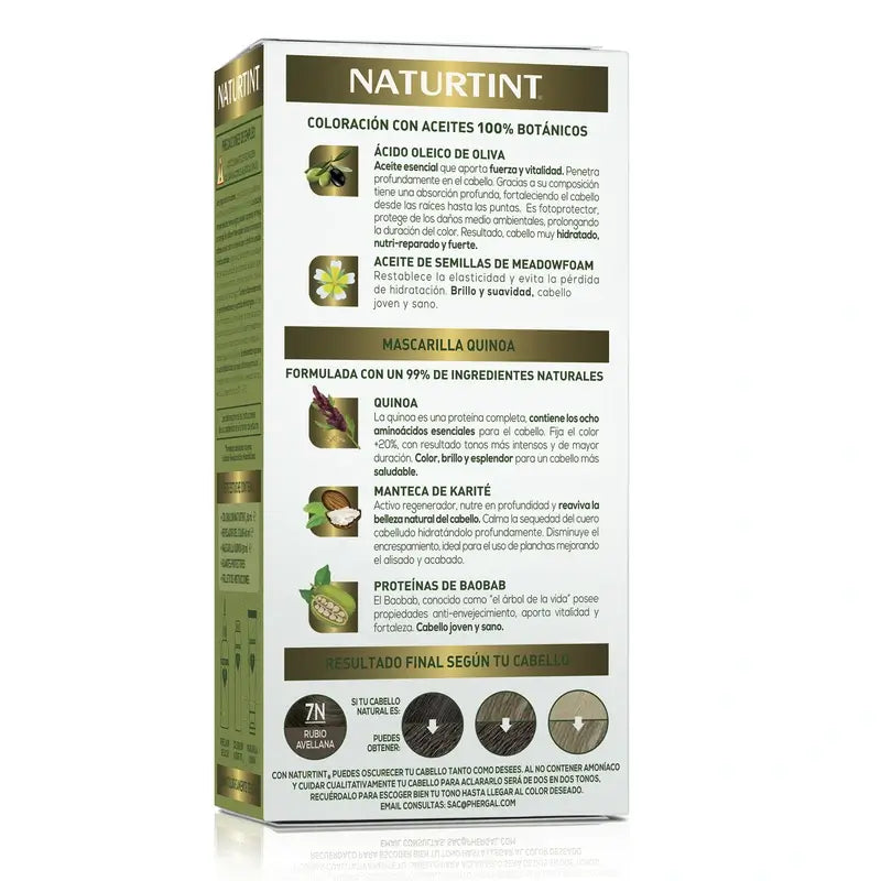 Naturtint Colorazione permanente Colorazione permanente senza ammoniaca 7N - Biondo nocciola