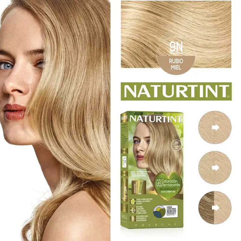 Naturtint Colorazione permanente Colorazione permanente senza ammoniaca 9N - Biondo miele
