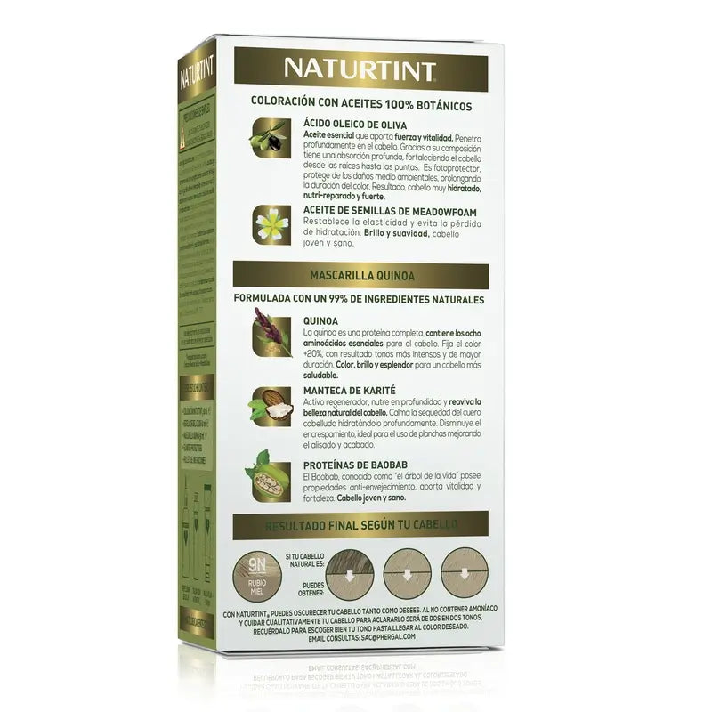 Naturtint Colorazione permanente Colorazione permanente senza ammoniaca 9N - Biondo miele