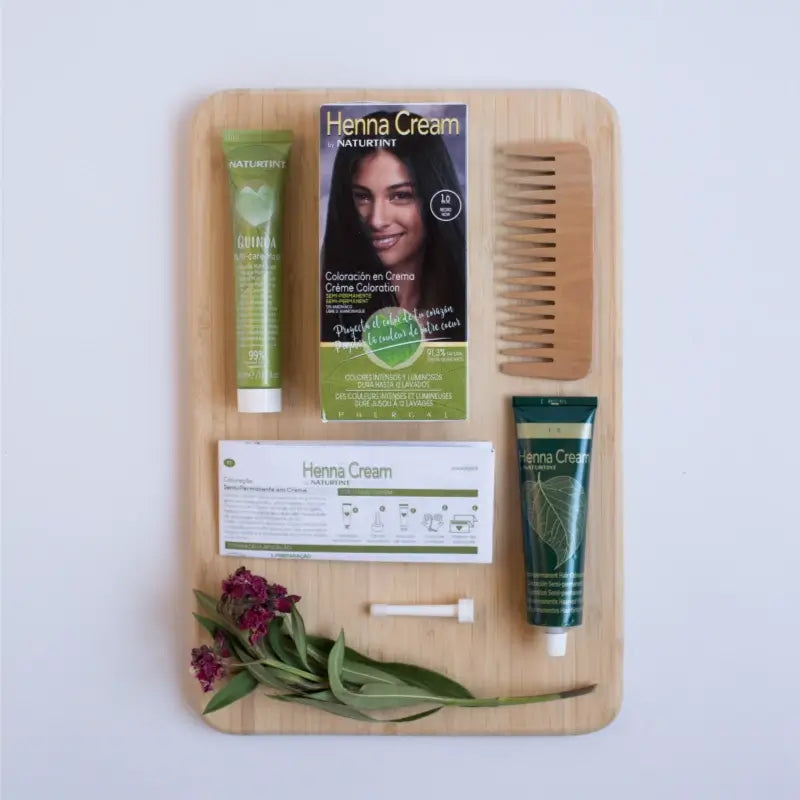 Naturtint Crema Henné Colorazione Naturale Semi-Permanente Senza Ammoniaca 1.0 Nero