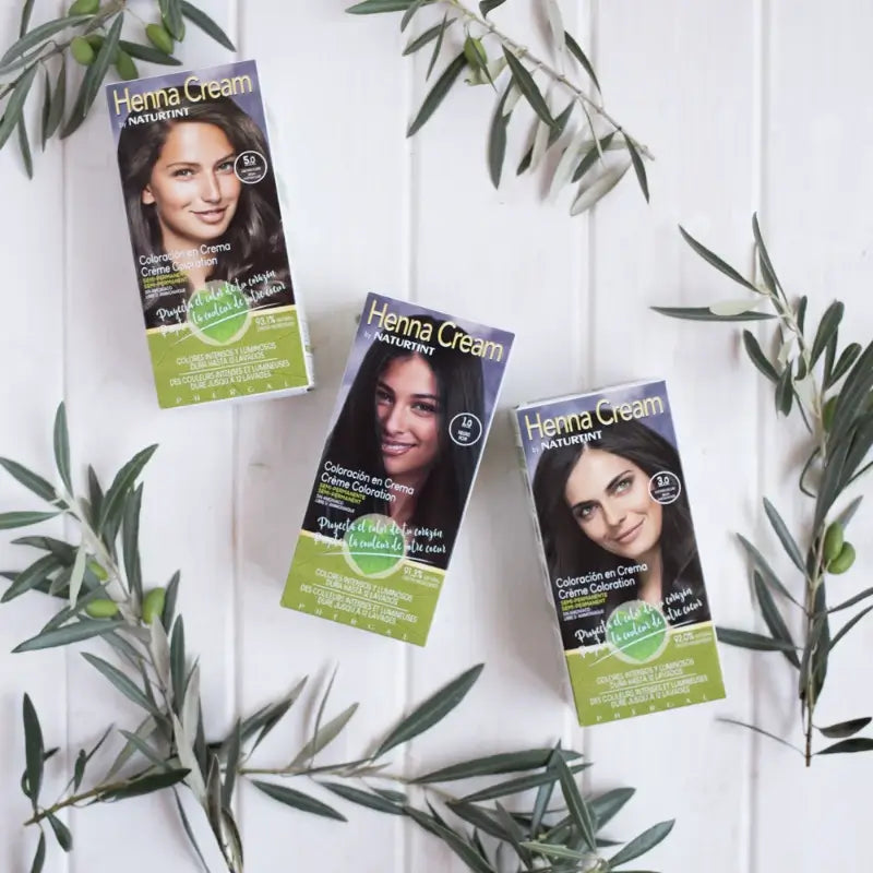 Naturtint Crema Henné Semi-Permanente Colorazione Naturale per Capelli Senza Ammoniaca 5.0 Castano Chiaro