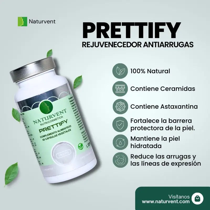 Naturvent Antirughe Prettify, 60 capsule