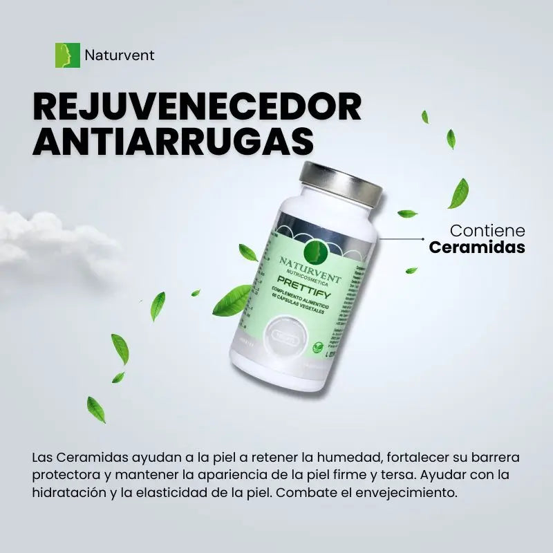 Naturvent Antirughe Prettify, 60 capsule
