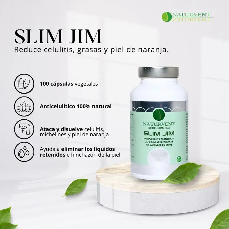 Naturvent Anti-Cellulite Slim Jim, 100 capsule