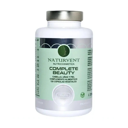 Naturvent Rinforzante per capelli, pelle e unghie. Bellezza completa, 120 capsule