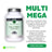 Naturvent Multivitamins Multi Mega Multivitaminico, 90 capsule