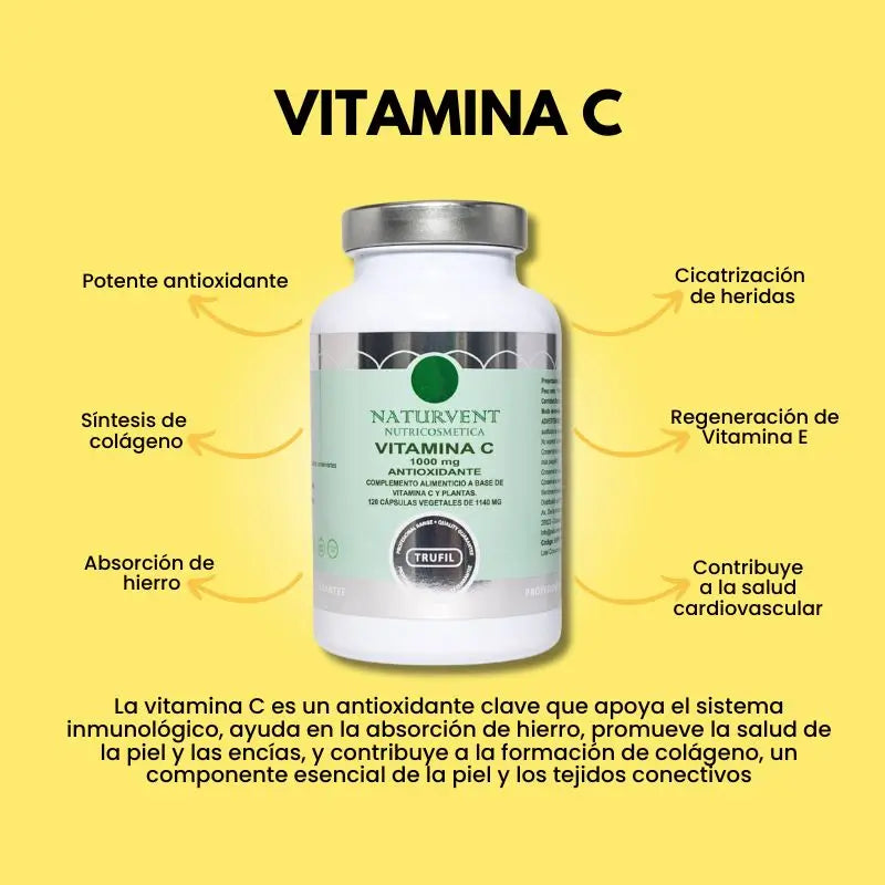 Naturvent Vitamine Vitamina C 120 capsule