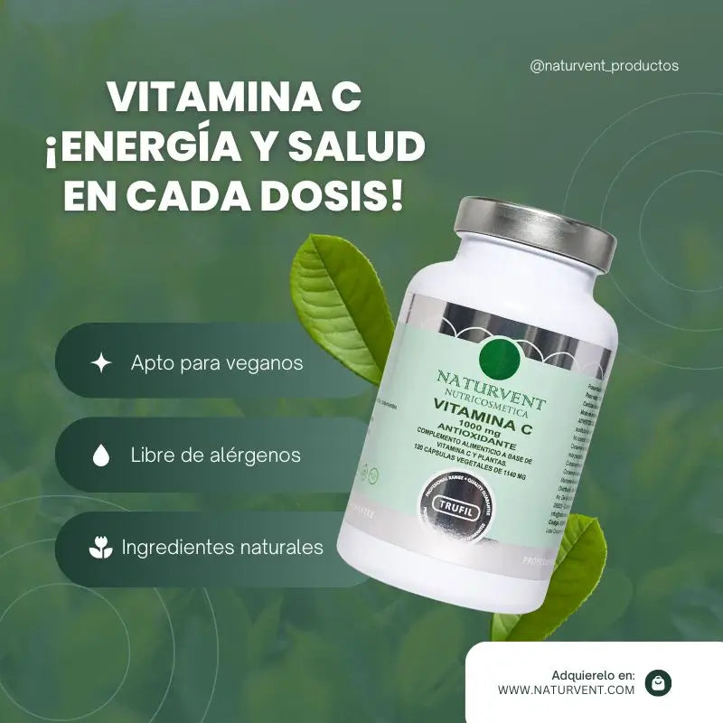 Naturvent Vitamine Vitamina C 120 capsule
