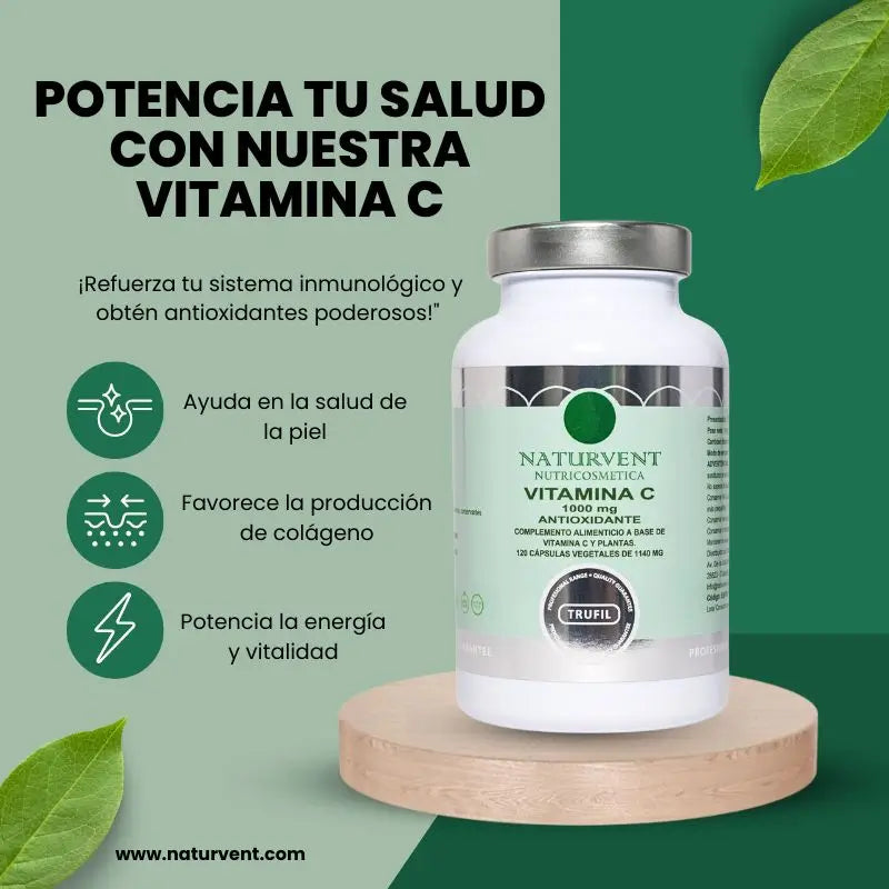 Naturvent Vitamine Vitamina C 120 capsule