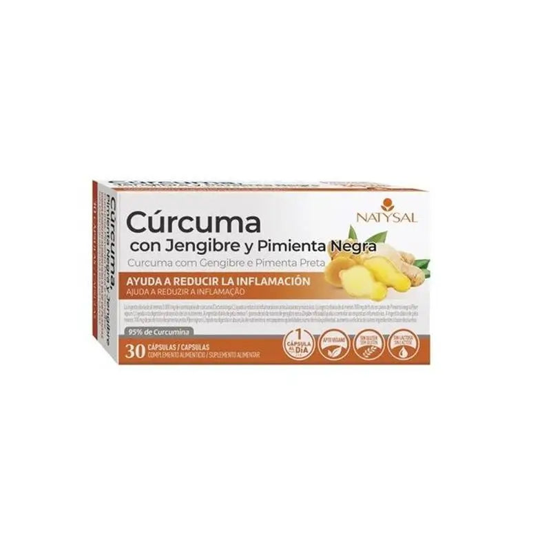 Natysal Curcuma con zenzero e pepe nero 30Cap.