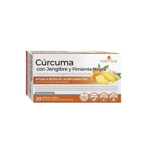 Natysal Curcuma con zenzero e pepe nero 30Cap.