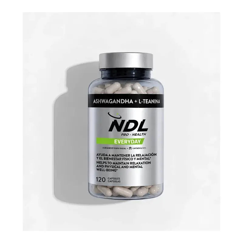 Ndl Pro-Health Ashwagandha Ksm-66 biologica + L-teanina, 120 capsule