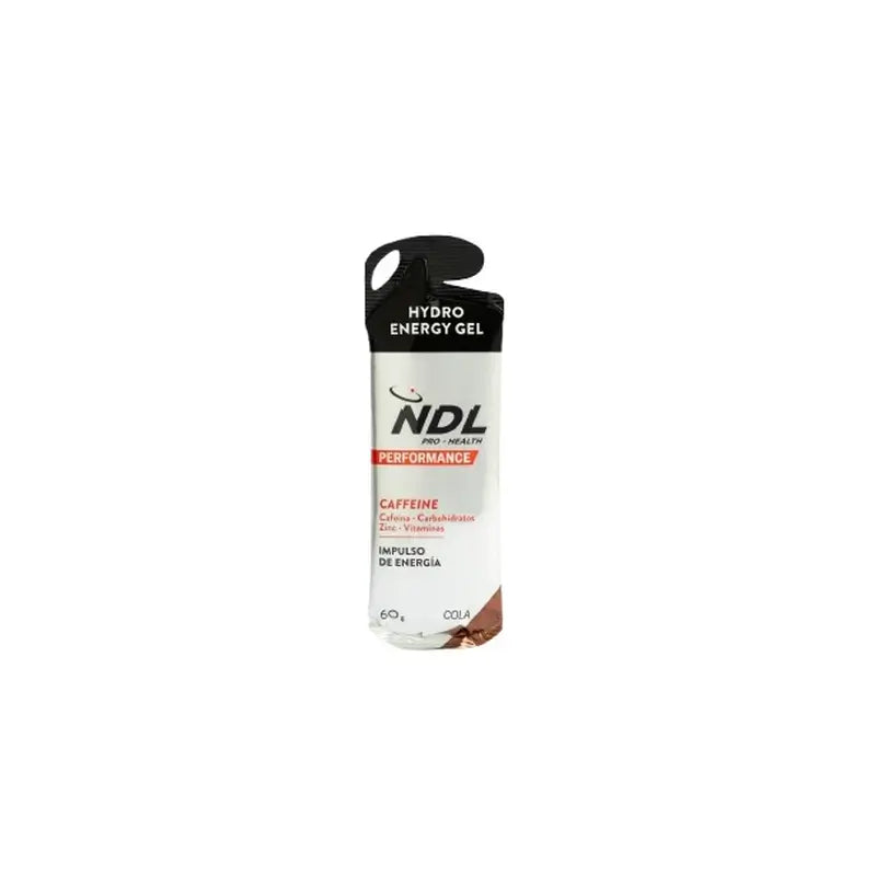 NDL Pro-Health Gel energetico caffeinato al gusto di cola, confezione da 12x60 grammi