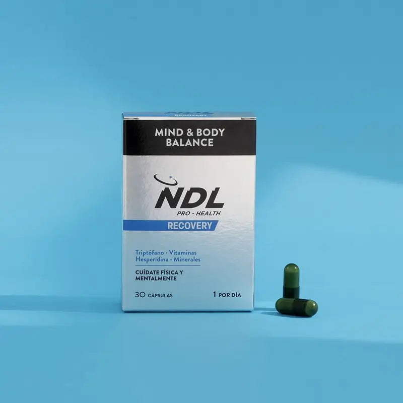 NDL Pro-Health Mind & Body Balance, triptofano con magnesio e vitamina B6, 30 capsule