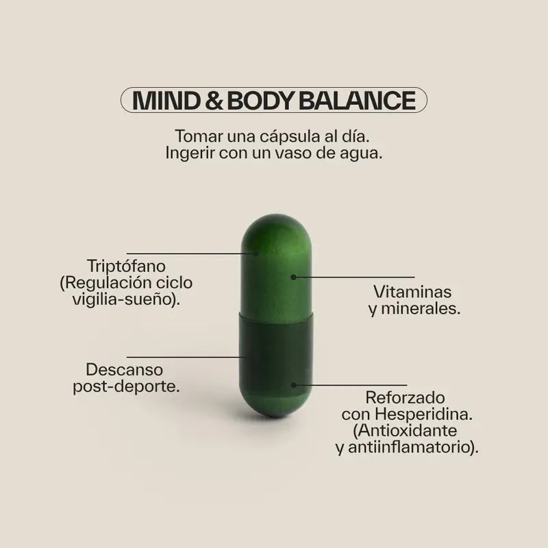 NDL Pro-Health Mind & Body Balance, triptofano con magnesio e vitamina B6, 30 capsule