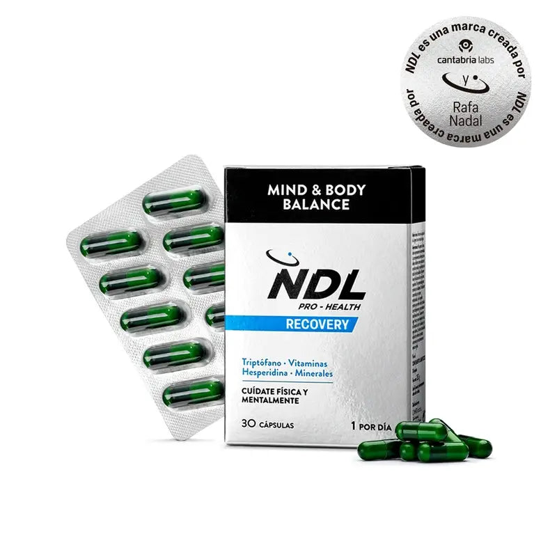 NDL Pro-Health Mind & Body Balance, triptofano con magnesio e vitamina B6, 30 capsule
