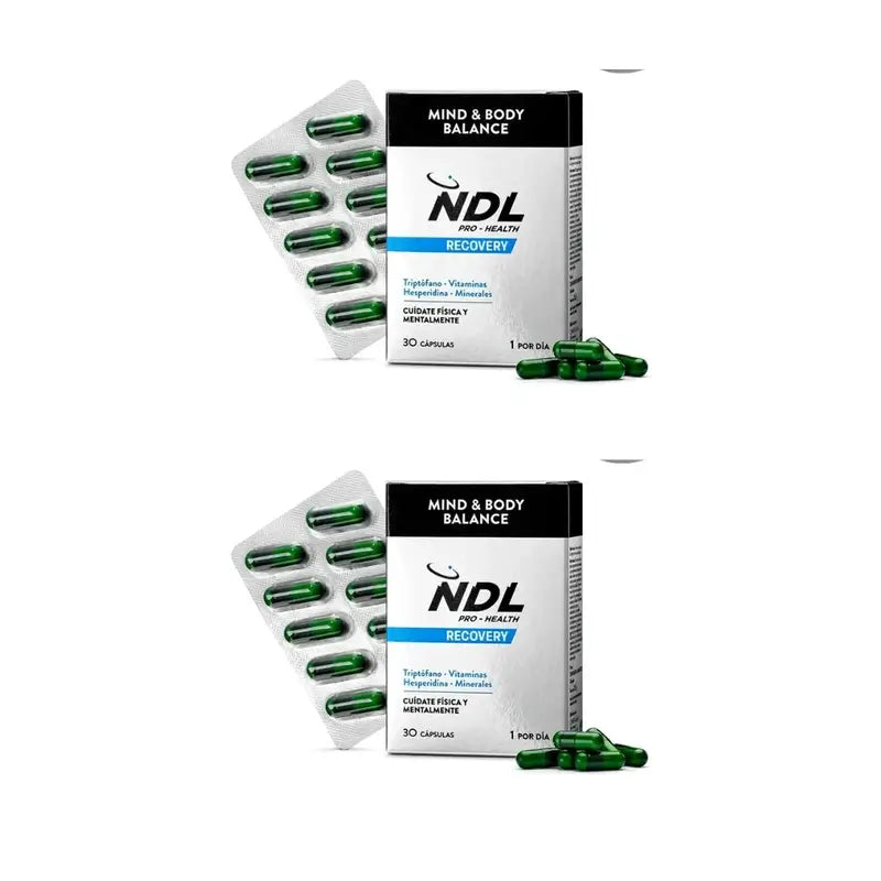 Ndl Pro-Health Mind & Body Balance, triptofano con magnesio e vitamina B6, 2X30 capsule