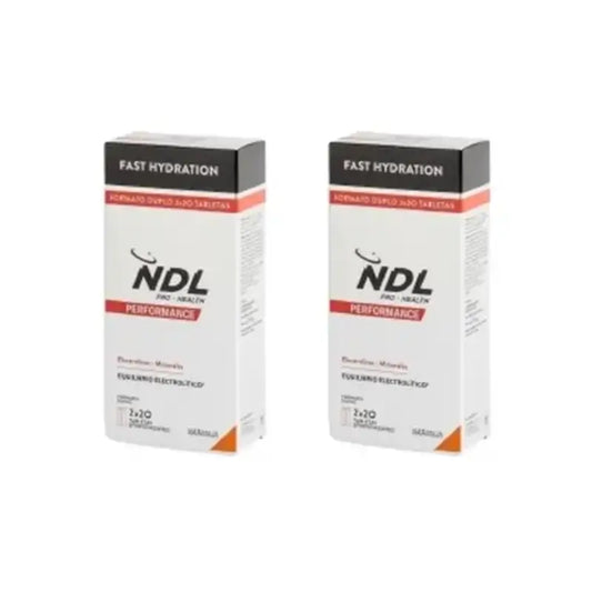 Ndl Pro-Health Ndl Pro-Health Compresse Effervescenti a Idratazione Rapida Gusto Arancia, Confezione da 4, 80 Compresse