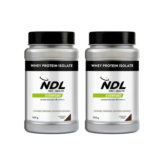 Ndl Pro-Health Whey Protein Isolate - Proteine isolate, Chocolate Fusion , 2X500 G