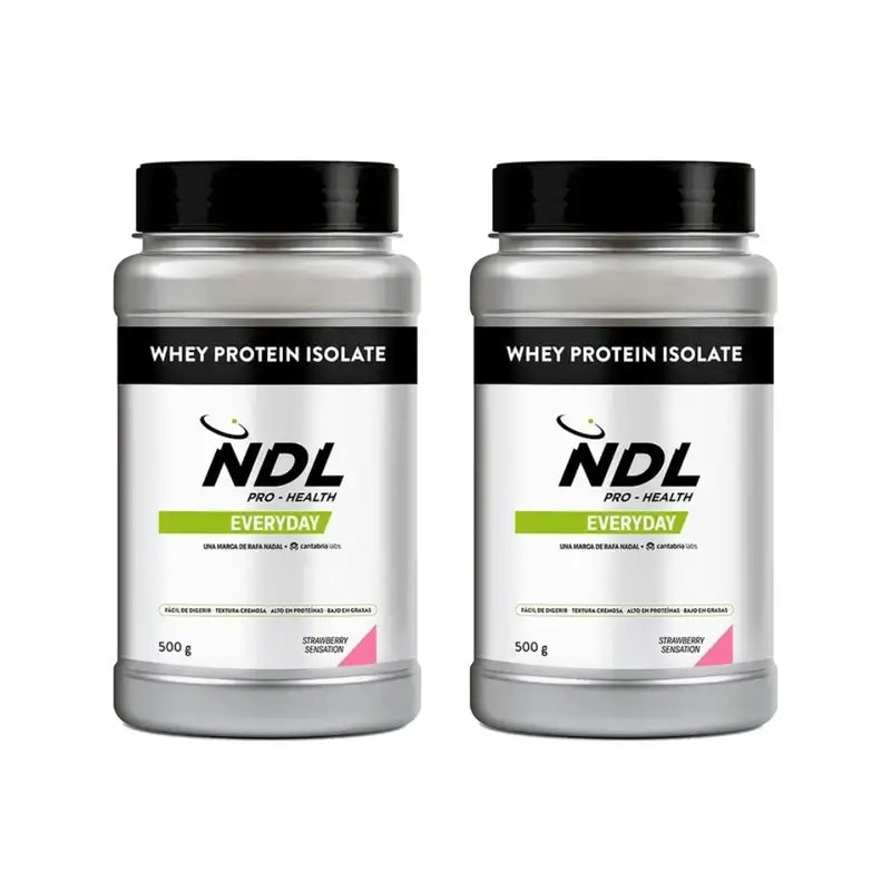 Ndl Pro-Health Proteine Whey Isolate - Proteine isolate, Strawberry Sensation , 2X500 G