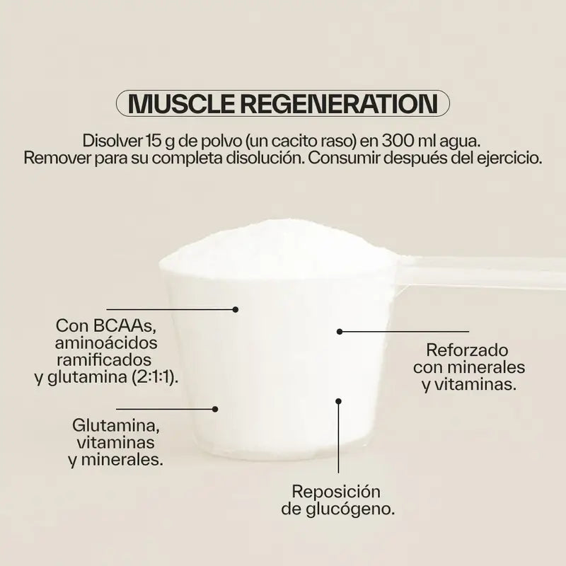 NDL Pro-Health Rigenerazione muscolare, BCAA 2:1:1, Glutammina, Frutti di bosco in polvere 300g