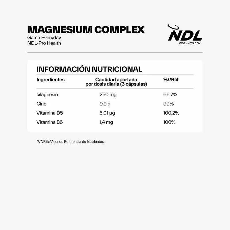 NDL Pro-Health Triplo Magnesio, 120 Capsule