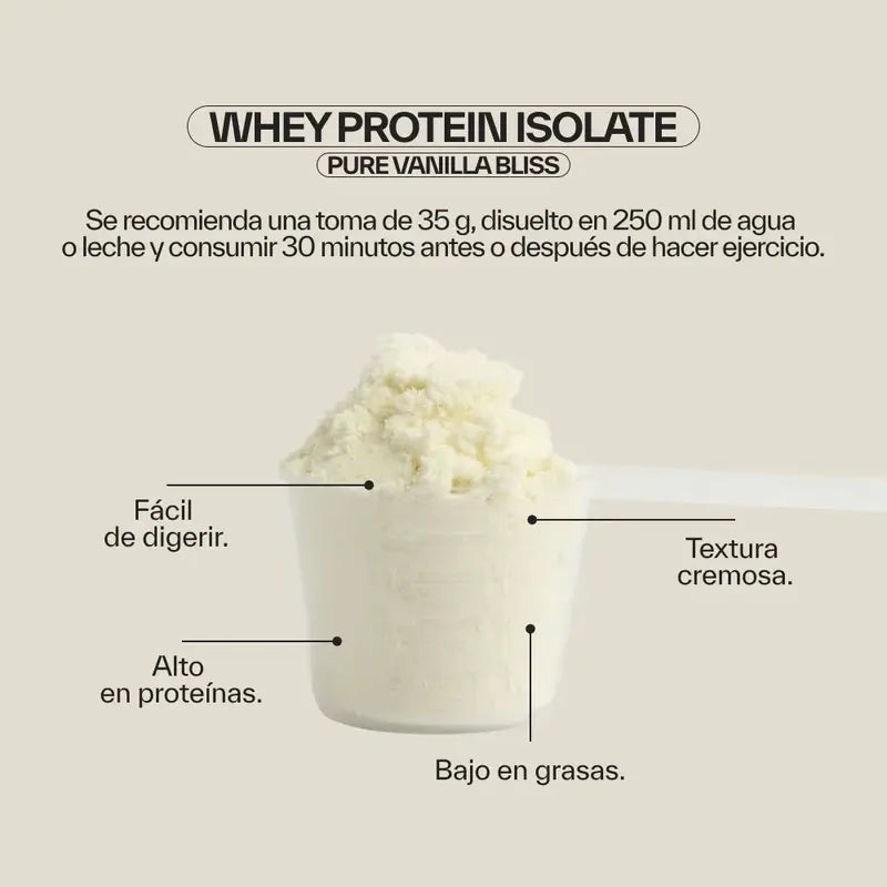 Ndl Pro-Health Proteine Whey Isolate - Pure Vanilla Bliss , 500 g
