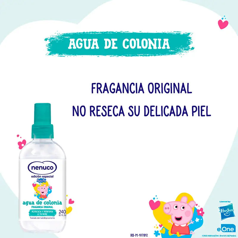 Nenuco Peppa Pig Eau de Toilette, 240 ml + bicchiere regalo