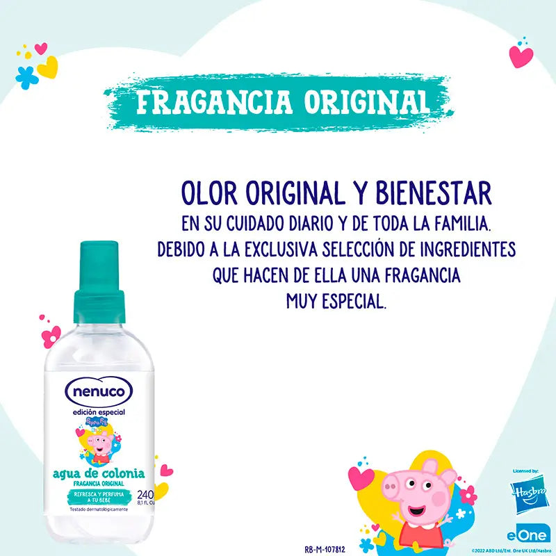 Nenuco Peppa Pig Eau de Toilette, 240 ml + bicchiere regalo