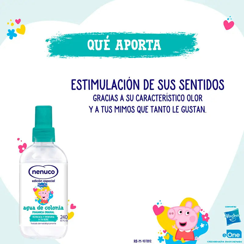 Nenuco Peppa Pig Eau de Toilette, 240 ml + bicchiere regalo