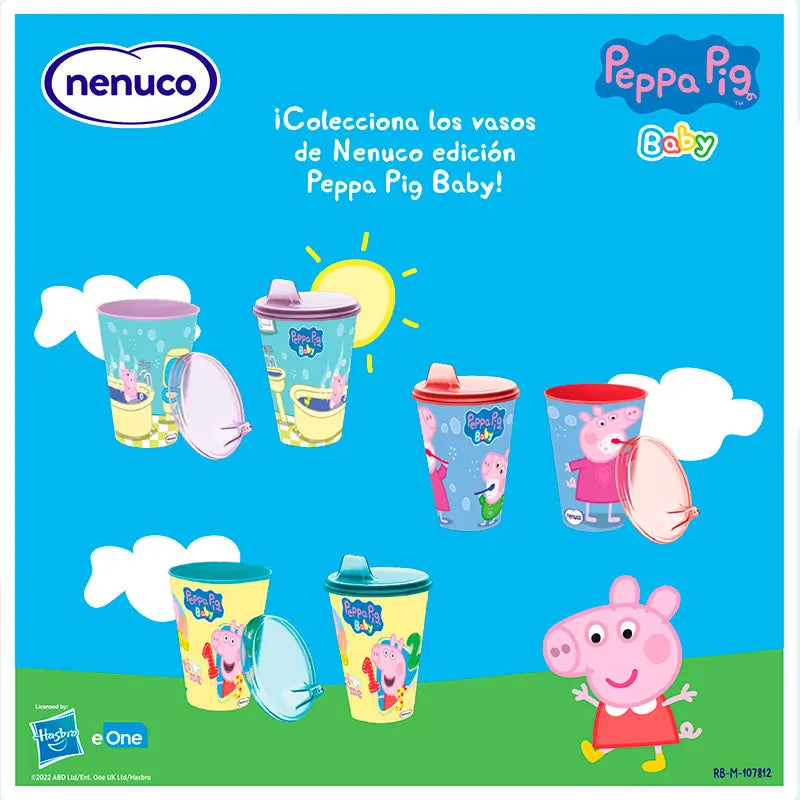 Nenuco Peppa Pig Eau de Toilette, 240 ml + bicchiere regalo