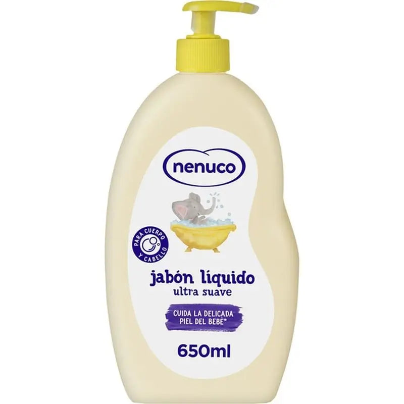 Nenuco, lavaggio corpo e capelli ultra delicato, 650 ml