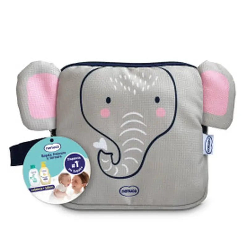 NENUCO Borsa da toilette in stoffa per bambini con sapone e Eau de Toilette, 2x200 ml.