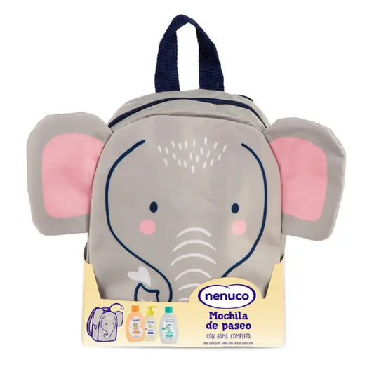 Nenuco Baby Pack Marsupio Elefante, con profumo, sapone e shampoo, 3x200ml