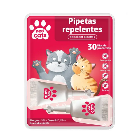 Neo Cats Anti-Insect Repellent Pipette 2 pezzi