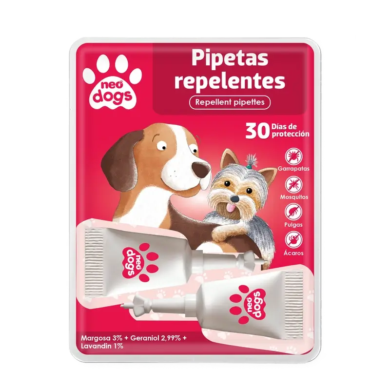 Neo Dogs Anti-Insect Repellent Pipette 2 pezzi