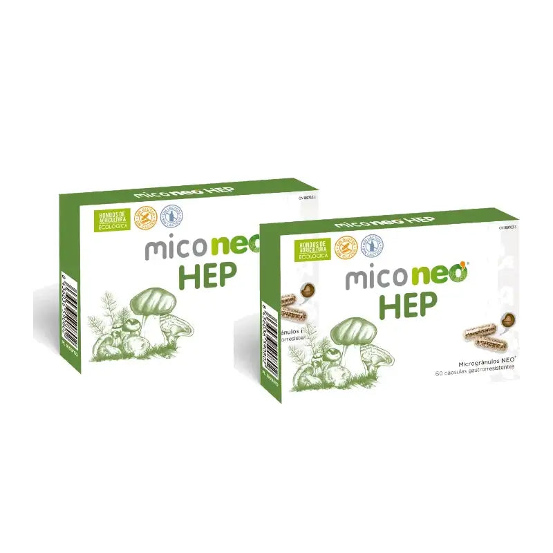 Neo Mico Hep, 60 capsule, confezione da 2