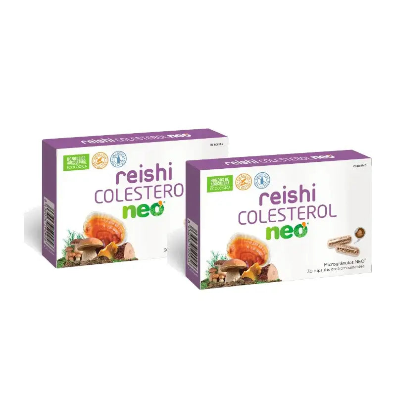 Neo Reishi Colesterolo, 30 capsule, confezione da 2