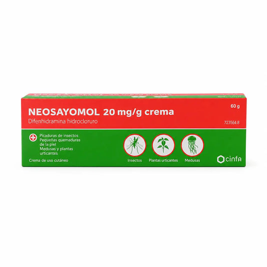Neosayomol , 20 mg/g crema 1 tubo 60 g