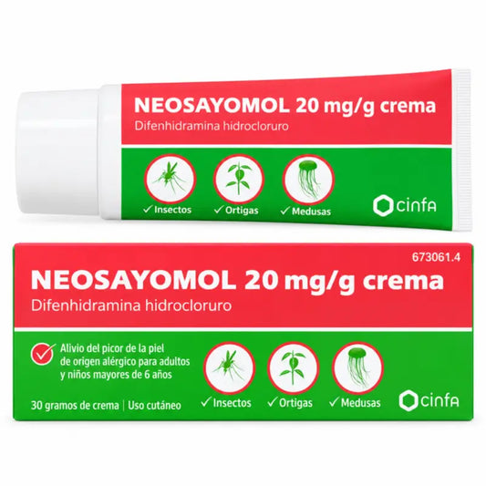 Neosayomol 20 mg/g Crema 30 g