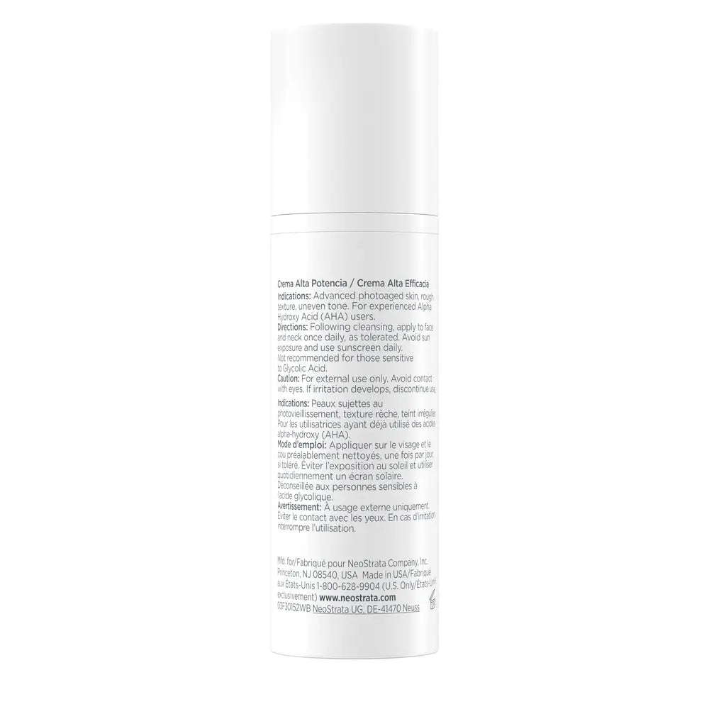 Neostrata High Potency Cream, crema idratante per il viso, crema antirughe 30g